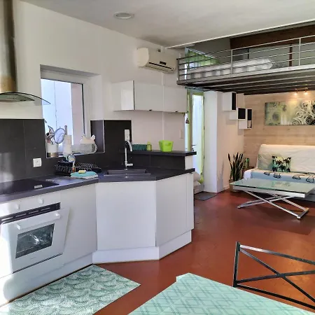 Climatise Avec Mezzanine Au Calme Avec Terrasse Et Parking Idealement Situe Pour Faire A Pied ! Апартаменты